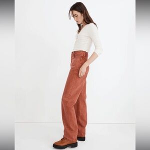 Madewell Women's Baggy Straight Red Size 33 Jeans